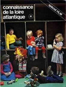 Couverture de la revue de la Préfecture de Loire-Atlantique "Connaissance de la Loire-Atlantique" n°4, spécial HLM (1976)