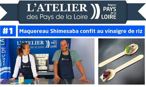 L'atelier des Pays de la Loire : recette de maquereau shimesaba du chef Pauline Billaud