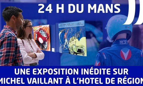 Découvrez l'exposition sur Michel Vaillant à l'Hôtel de Région à Nantes (44)