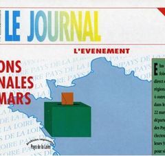 Extrait de la une du magazine régional de février-mars 1992.